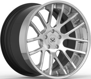 Hyper Silver konkav fòje wou 3 moso