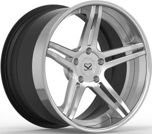 Bwonz 3PC fòje wou Rims