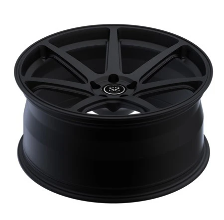 Monoblock Forged Staggered 21X9.5 21x10 Rims For Porsche Macan Satin Black 1 Piece Wheels