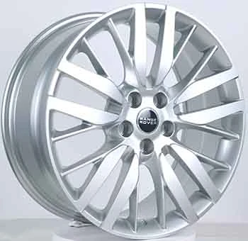 22x9.5 Gloss Silver Custom 1-PC fòje wou pou Ranger Rover
