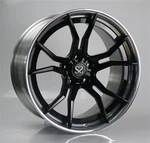 ALFA ROMEO GIULIA VELOCE Gloss nwa ak poli Custom 2-PC Jant