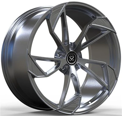 Tesla Model Y 20x10 Grey Broshed 1-PC Forged Wheels