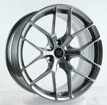 Hyper Silver Monoblock fòje Rims pou entelijan