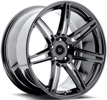 Staggered 20 pous Hyper Balck fòje Wou pou Audi Rs5