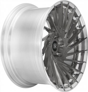 SSEH1027 21 pous Custom Bwòs Bwòs 2-PC Rims Pou Lamborghini Gallardo Forge Alloy Rims