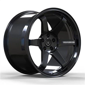 SSJK1087 Anfòm pou Audi Q7 Porsche 991 Nissan GTR Custom Forge Aliminyòm Alloy Rims Ak 5x114.3,5x120, Ak 5x130 Dekale 19 20 Ak 21 Gloss Black