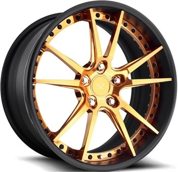 21x10 ak 21x12 Gloss Back 2- PC Forged Cancave Aluminium Alloy Rim Ferrari Wheels