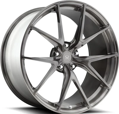 5x130 pou G63 Rims 18 19 20 21 22pous Hyper Silver Machine Lip 1-pc Forged Alloy Custom Fashion Wheels