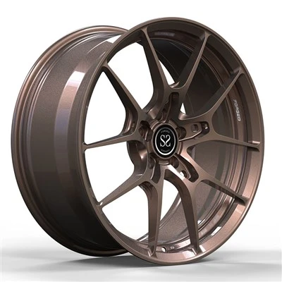 8.5Jx19 ak 10Jx20 Gloss Bwonz Custom aliminyòm alyaj rims pou Z8 BMW