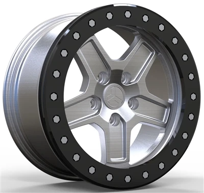 Beadlock Rim 17,18 ak 19 Custom 1-PC pou Jeep Wrangler